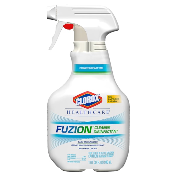 Healthcare Fuzion® Cleaner Disinfectant Spray, Liquid, 32 oz