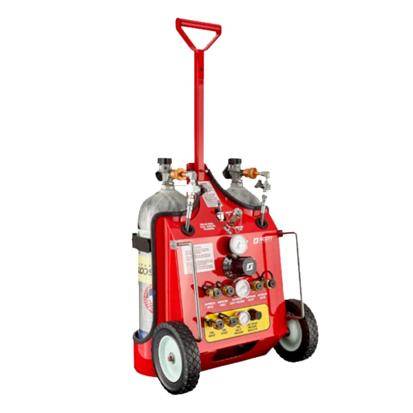 Mobile Air Cart Air Sources, 3-4 Outlet with Tool Option