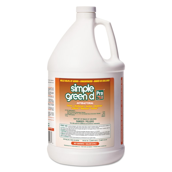 D Pro 3 Plus Antibacterial Disinfectant Concentrate, 1 gal Bottle