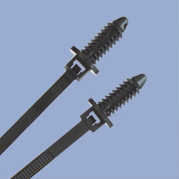 Fir Tree Impact Resistant Zip Ties, 50 lb., 7", Heat Stabilized, UV Black