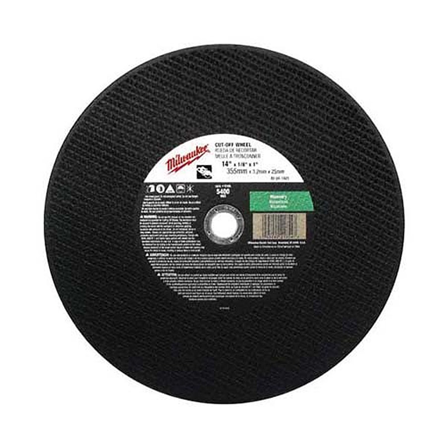 Premium Type 1 Cut-Off Wheel, 14 in Dia x 1/8 in THK, 20 mm Arbor, C24T Grit