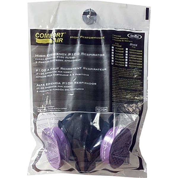 P100 High Efficiency Half Mask Respirator with Filters