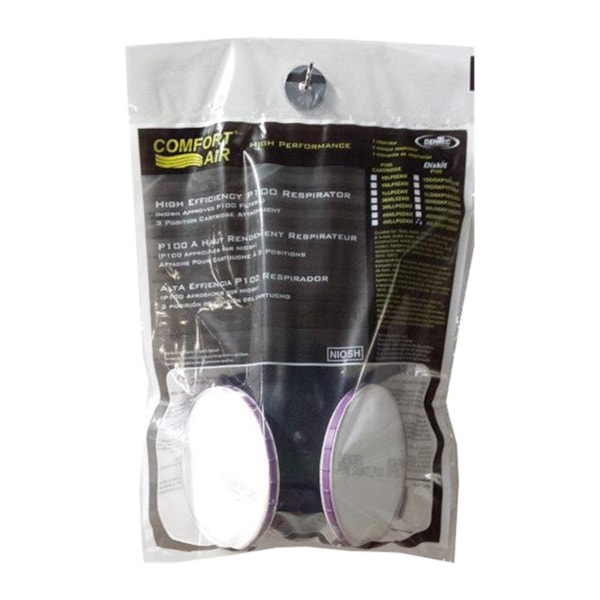P100 Low Maintenance Half Mask Respirator With Filters, Series 400 SZ (S/M)