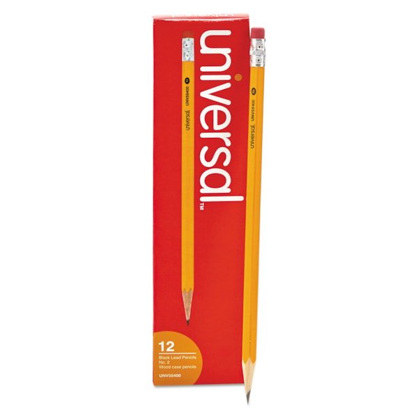 HB #2 Woodcase Yellow Barrel Pencils