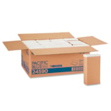Pacific Blue Basic M-Fold White Paper Towels 250/Pack thumbnail 1