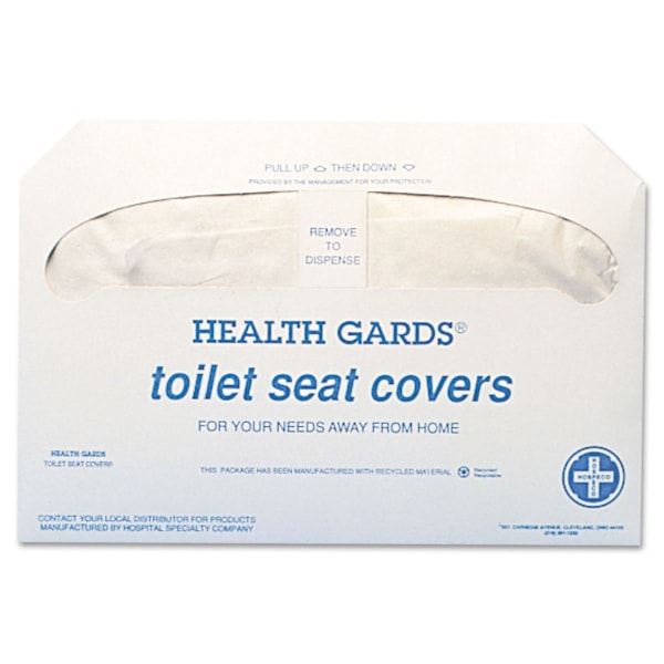 Health Gards Toilet Seat Covers 250/Pack