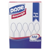 Plastic Heavyweight Teaspoons 100/Box thumbnail 1