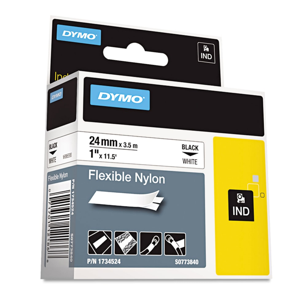 1" x 11.5 ft Rhino Flexible Nylon Industrial Label Tape