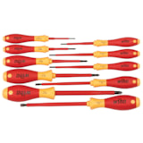 10-Piece Insulated Cushion Grip Slotted Screwdriver thumbnail 2