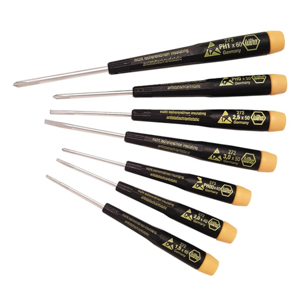 7-Piece Precision ESD Safe Screwdriver Set