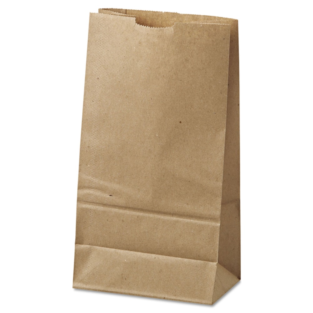 #6 Kraft Paper Grocery Bags 500 Bags/Pack