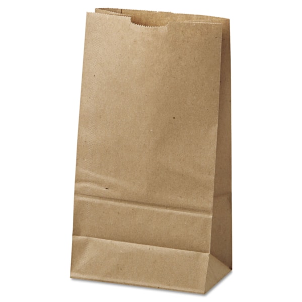 #6 Kraft Paper Grocery Bags 500 Bags/Pack