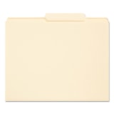 Letter Size Manilla Reinforced Guide Height File Folders 2/5-Cut Right of Center 2-Ply Tab 100/Box thumbnail 2