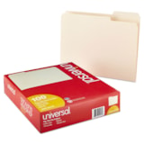 Letter Size Manila File Folders 1/3-Cut Tabs, Assorted Positions 100/Box thumbnail 2