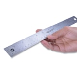 12" Stainless Steel Office Ruler With Non Slip Cork Base thumbnail 3