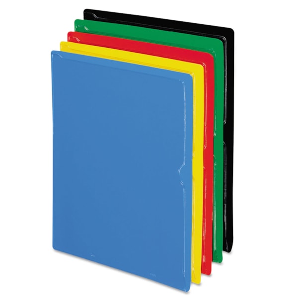 Vinyl Letter Size Organizers, Assorted Colors, 25/Box
