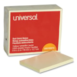 3" x 5" Yellow Self-Stick Note Pads, 100-Sheet, 12/Pack thumbnail 1