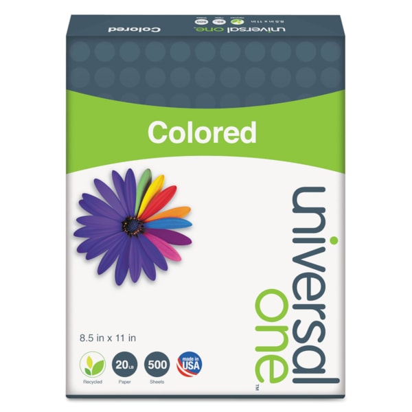 Deluxe 8.5" x 11" Goldenrod Colored Paper 20lb, 500 sheets