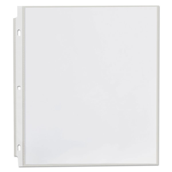 Heavy Gauge Clear Top-Load Poly Sheet Protectors 50/Pack