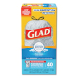 13 Gallon OdorShield Tall Kitchen Drawstring Bags 40/Box thumbnail 2