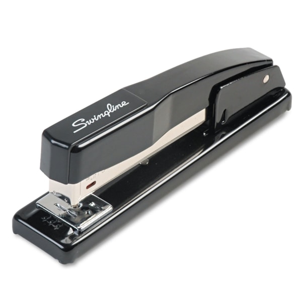 Commercial Full Strip Black Desk Stapler