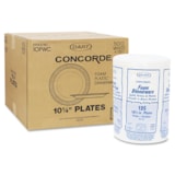 10'' White Concorde Foam Plate 500/Case thumbnail 3