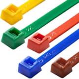 14" 50 lb. Color Zip Ties, 100/Pack thumbnail 2