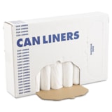 16-Gallon White Low-Density Waste Can Liners 500/Carton thumbnail 1