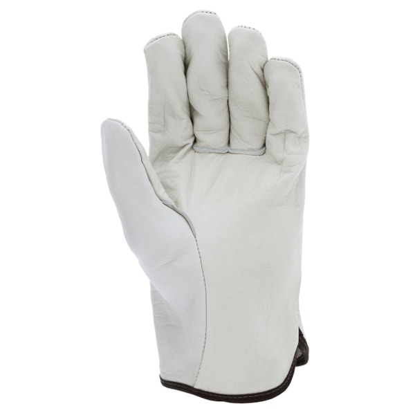 Select Grade Unlined Grain Cow Leather Straight Thumb Drivers Glove