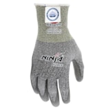 Ninja® Force PU Palm Coated Dyneema® Synthetic Shell ANSI Level A3 Cut Resistant Gloves thumbnail 2