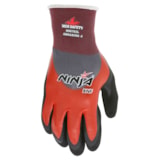 Ninja® 8-Gauge Nylon/Spandex Gloves w/Breathable Nitrile Foam NFT® Coating 1 Coated Palm, Fingertips, and Over the Knuckle thumbnail 2