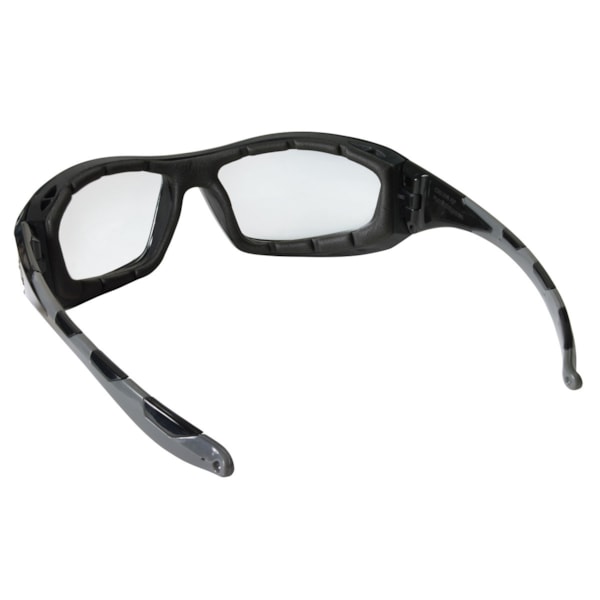 RP2 Series Clear Anti-Fog Lens Safety Glass Black Frame with Gray TPR