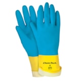 Chem-Tech 28 mil Over Latex Gloves w/Flock Lining and Straight Cuff thumbnail 1