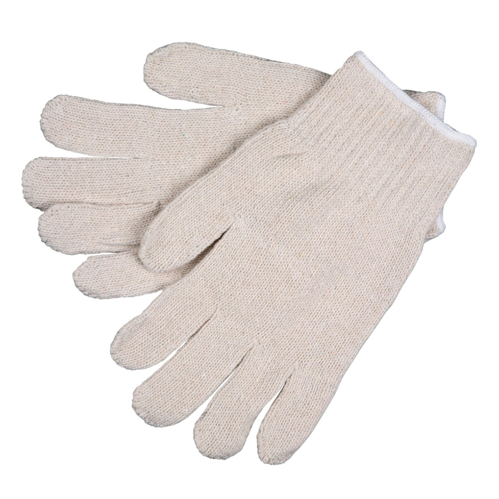 Heavyweight 70% Natural Cotton 30% Polyester String Knit Gloves 12 Pair