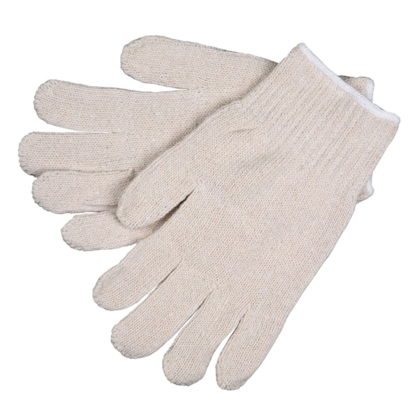 Heavyweight 70% Natural Cotton 30% Polyester String Knit Gloves 12 Pair