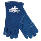 Blue Beast® Blue Side Leather Gloves w/Reinforced Palm Wing Thumb  thumbnail 1