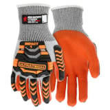 UltraTech® 13-Gauge Cut-Resistant Hi-Vis Mechanics Gloves w/HPPE Nitrile Foam Palm and Fingers thumbnail 1