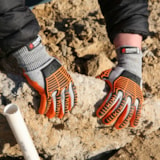 UltraTech® 13-Gauge Cut-Resistant Hi-Vis Mechanics Gloves w/HPPE Nitrile Foam Palm and Fingers thumbnail 3