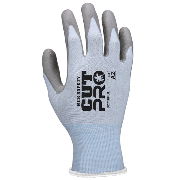 Cut Pro® 18 Gauge Hypermax™ Shell Gloves Polyurethane Coated Palm and Fingertips