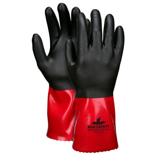 PredaStretch™ 18-Gauge Seamless Nylon Shell Glove with PVC/Nitrile Coating with Sandy Finish