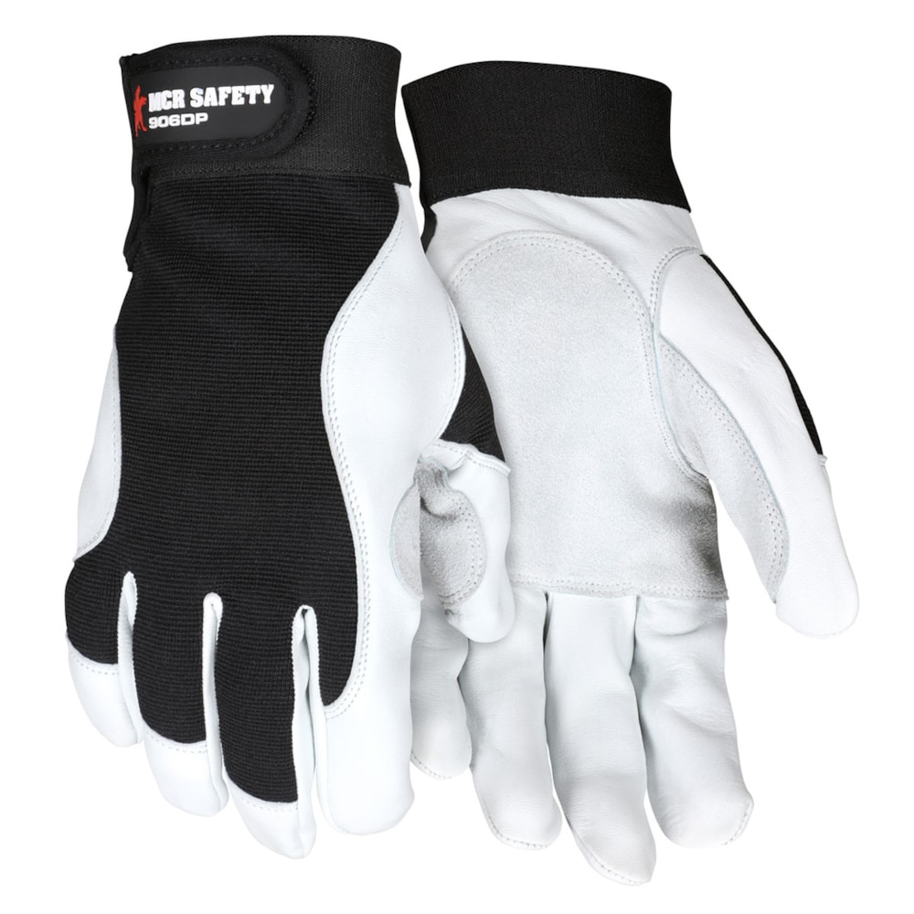 Rugged Grain Goatskin Mechanics Gloves w/Reinforced Thumb Crotch
