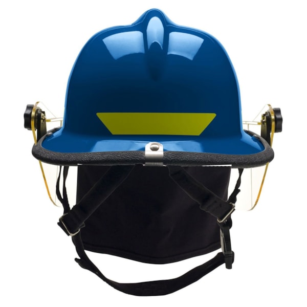 Blue Thermoplastic Fire Rescue Helmet