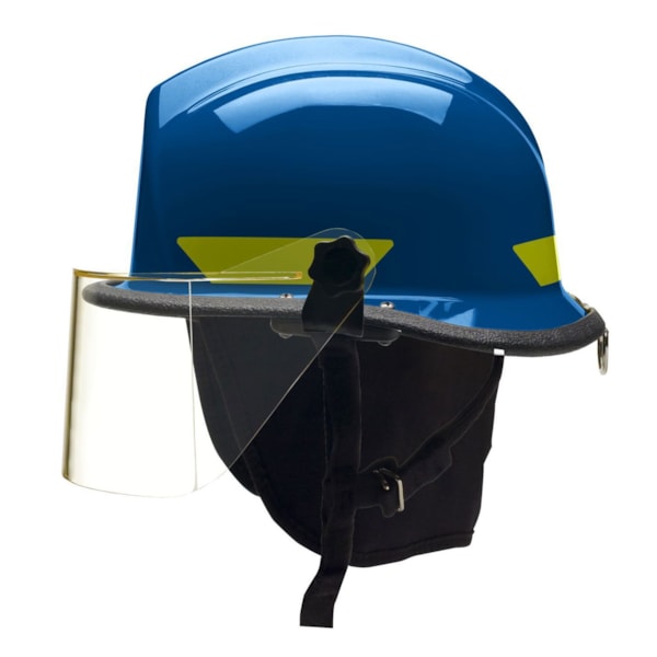 Blue Thermoplastic Fire Rescue Helmet