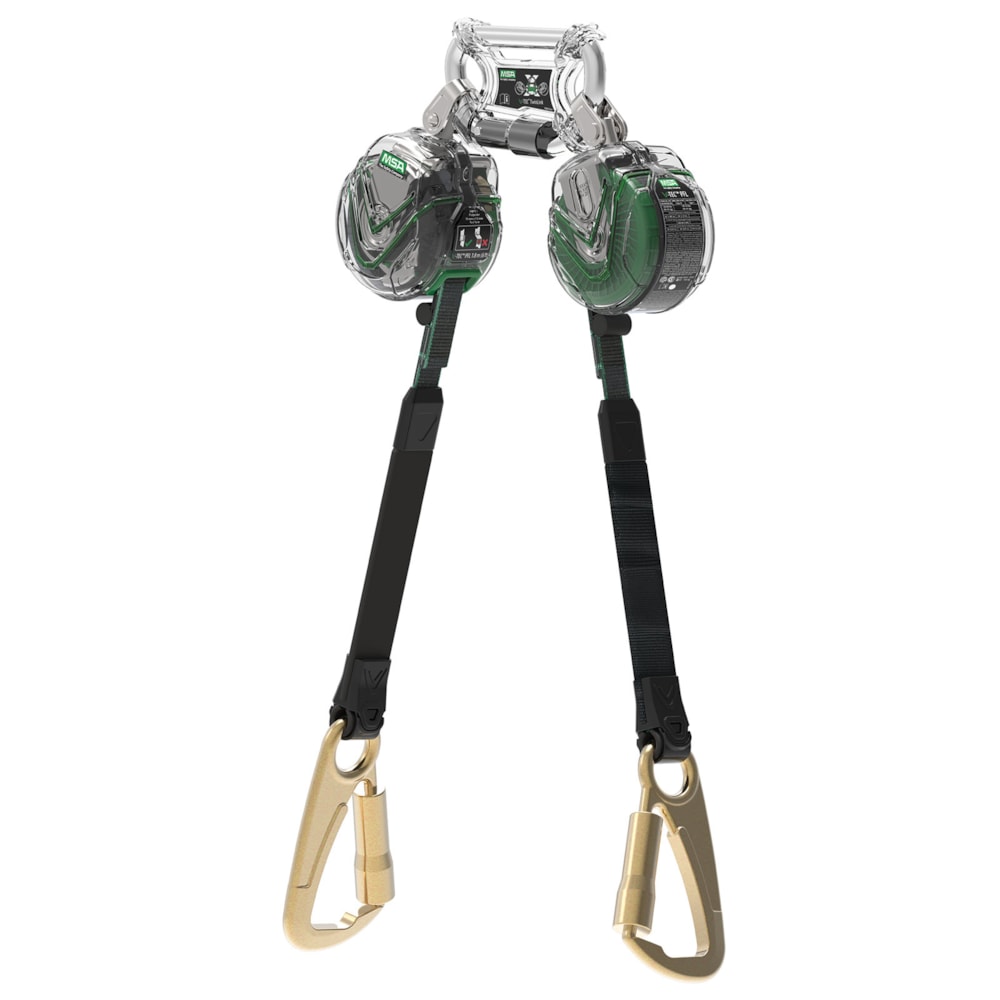 V-TEC™ Tieback 9' Twin-Leg Mini Personal Fall Limiter with Snap Hooks