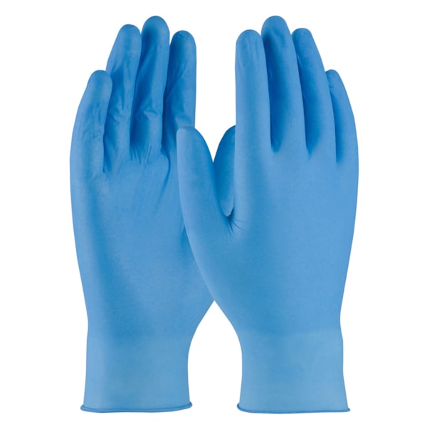 Ambi-dex® Axle Disposable Industrial Grade Powder Free Nitrile Glove with Textured Grip, 4 mil, Blue