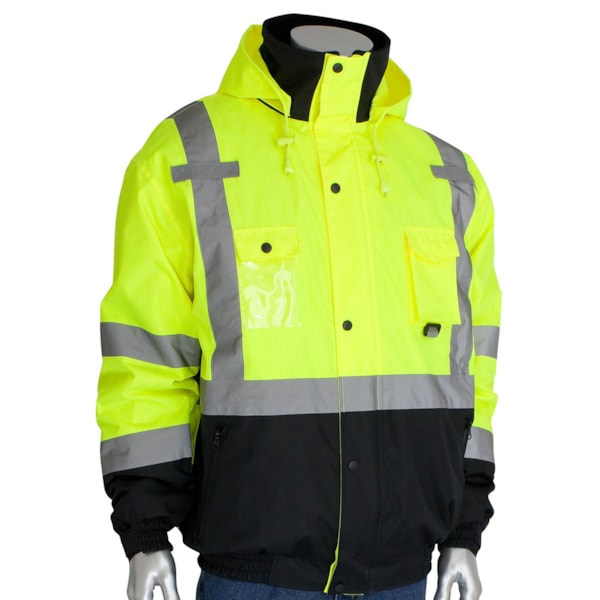 Class 3 Ripstop Premium Plus Traffic Safety Bomber Jacket