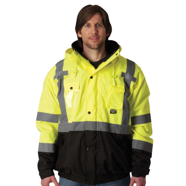 Class 3 Ripstop Premium Plus Traffic Safety Bomber Jacket