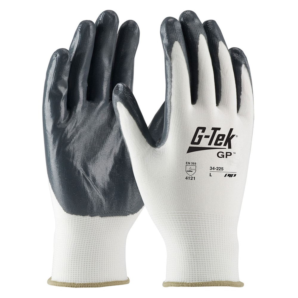 G-Tek® GP™ One Piece Nylon Nitrile Palm Coated Gloves