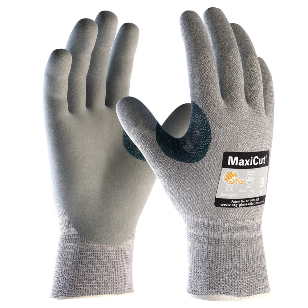 MaxiCut® Seamless Knit Dyneema® A4 Nitrile Coated MicroFoam Grip on Palm & Fingers