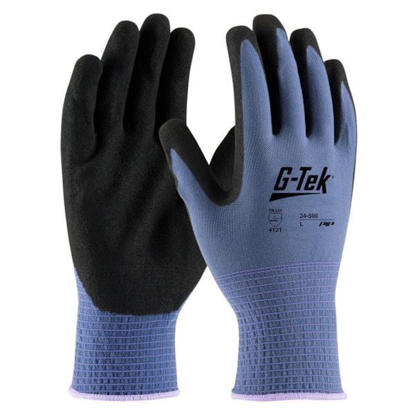 G-Tek® GP™ Seamless Knit Nylon Nitrile Coated Glove Work Gloves
